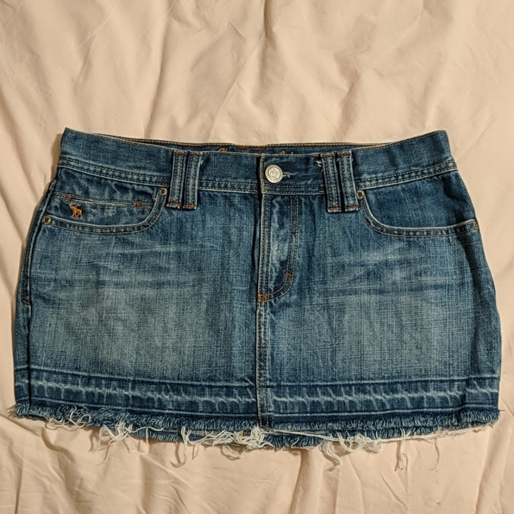 Abercrombie & Fitch denim mini skirt